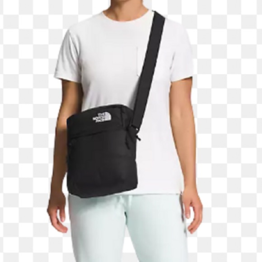 The Northface Nuptse Black & White Crossbody Bag - Picture 2 of 8